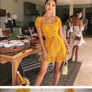 Majorelle yellow dress new listing
